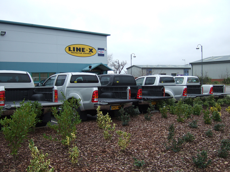 LINE-X dealership forecourt showing great ROI potential
