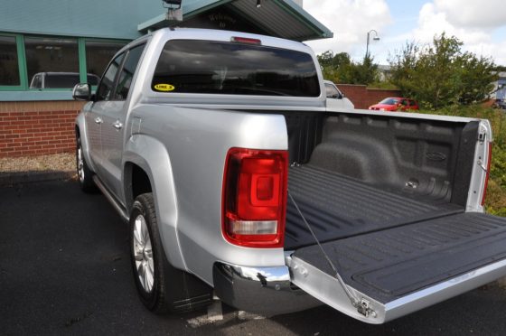 LINE-X bedliner under the rail option