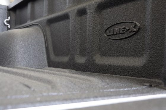 Standard black LINE-X bedliner
