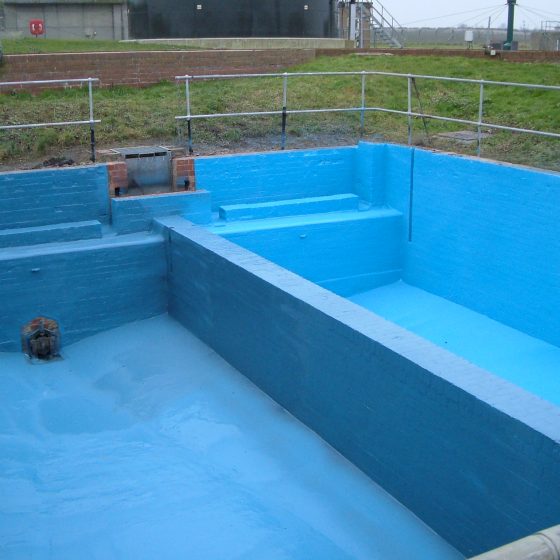 LINE-X internal tank lining for secondary containment
